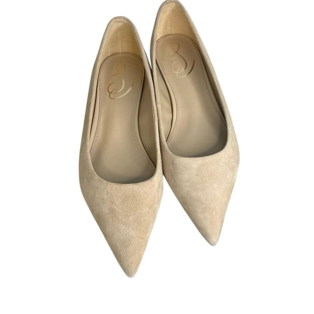 Sam Edelman Tan Suede Ballet Pointed Toe Flats 7